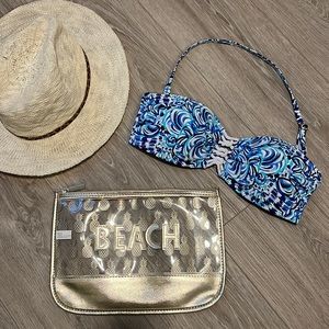 Lilly Pulitzer • isle lattice bandeau bikini top